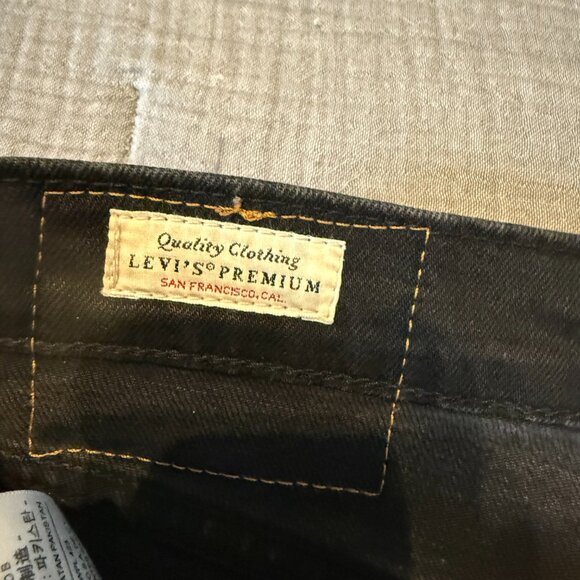Levi's 510 black skinny jeans size 29x30 - Picture 3 of 5